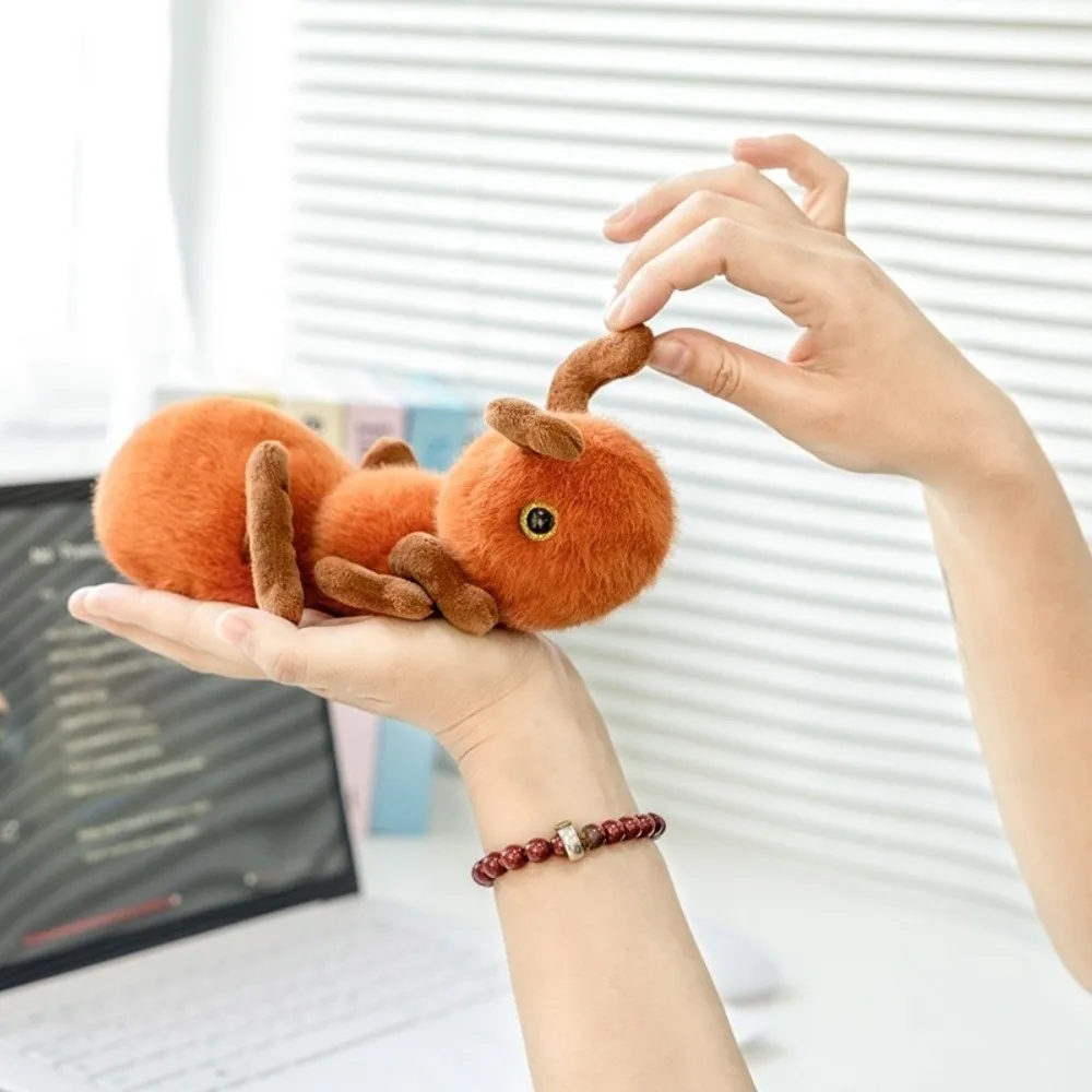 High Quality 20cm Ant Emotional Appease Function Soothing Design Animal Soft Lifelike Ant for Adults