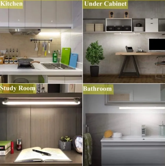 5730 led Bar Light Hard Rigid strip Double Row Non waterproof 12V 12mm PCB 72leds/0.5m