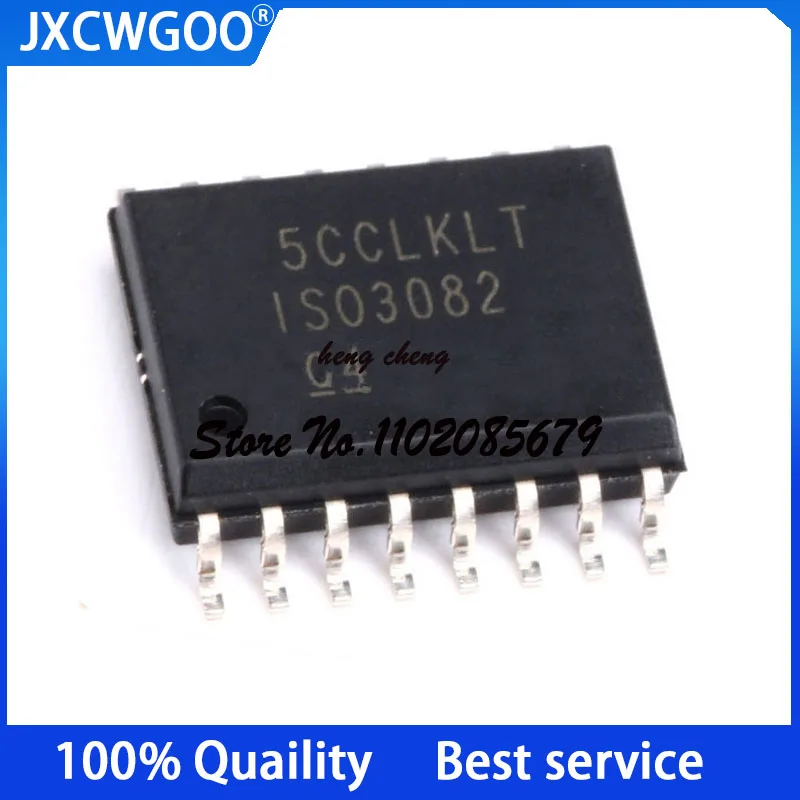 10PCS 100%New Original  ISO3082DWR ISO3082 SOP-16 RS-485/RS-422 driver IC chip