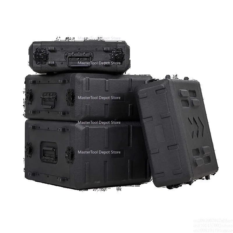 New PE plastic U box Digital power amplifier Receiver Wireless microphone Microphone storage Portable aviation cabinet