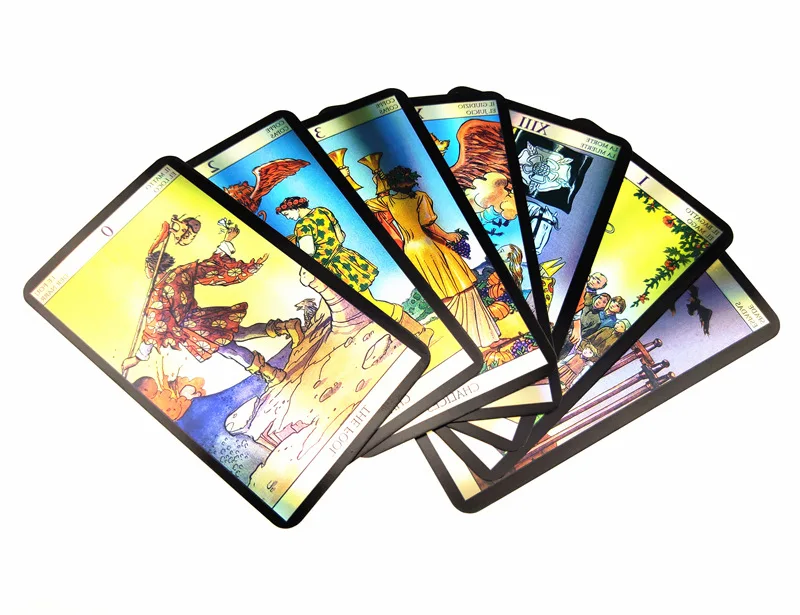 Tarot of the Vision Holographic  Laser Tarot cards Factory Made High Quality Smith Tarot Deck  DivinationGame