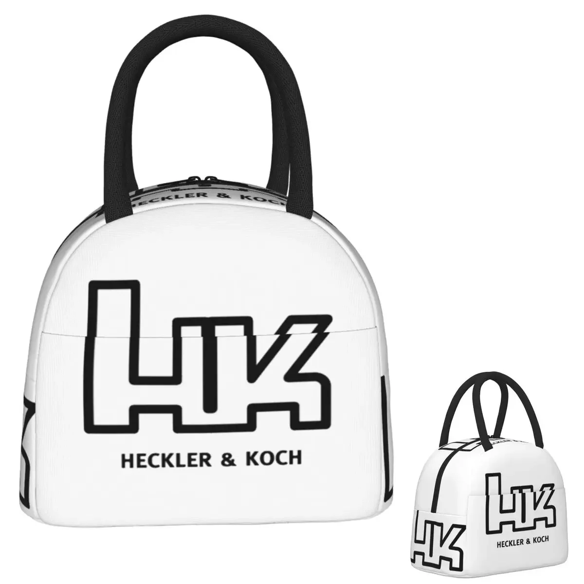Heckler Koch Hk Logo Insulated Lunch Bag for Women Children Portable Food Boxes Thermal Lunch Box Tote