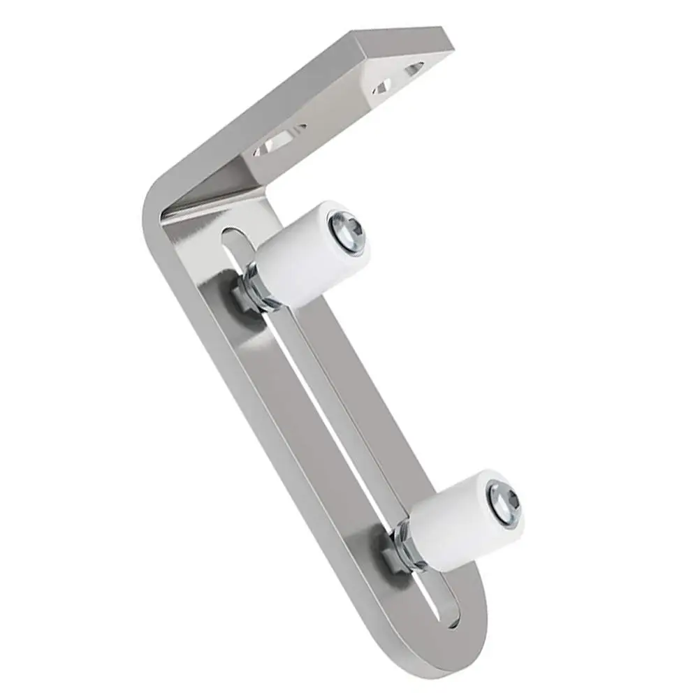 

Stainless Steel Sliding Barn Door Sway Stopper Adjustable Floor Guides Reliable Hardware Doors Stops Precision Production