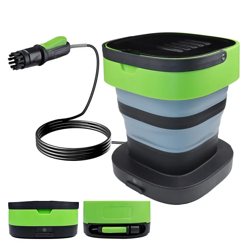Wireless Portable Foldable Multi-function Cleaning Machine Large Capacity with Bucket Car Cleaning Grab
