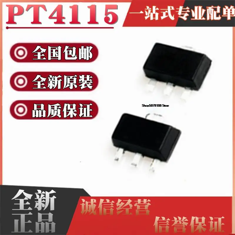 10pieces  PT4115 PT4115-89E SOT89 IC//LED