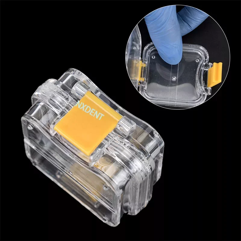 

Small Dental Crown Box With Transparent Flexible Film Crown-keeping Box Plastic Teeth Tool Material Inside Denture Storage