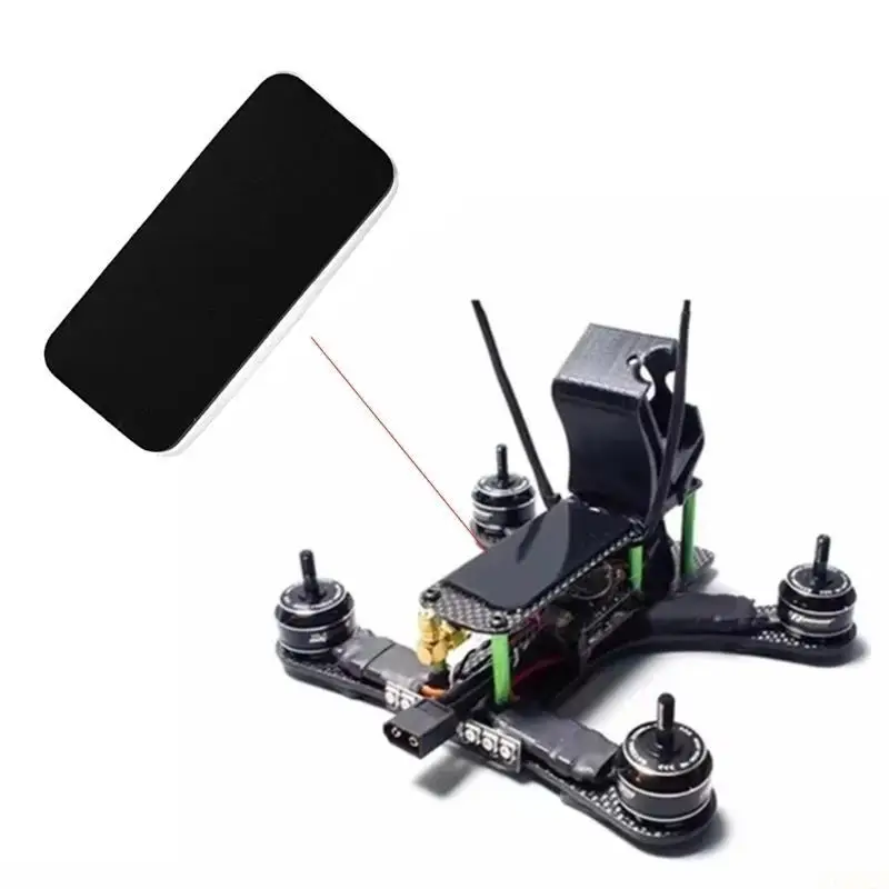 B03F Silicone AntiSlip Pad with Adhesive Backing for Drones Battery 70x30x2mm High Temperature Resistant