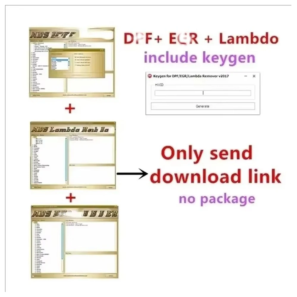 Car accessories tools dpf egr off software 2023 Lambda Remover Full 2017.5 Version Software+Ksuite 2.80 for Kess V5.017 Ktag 2.5