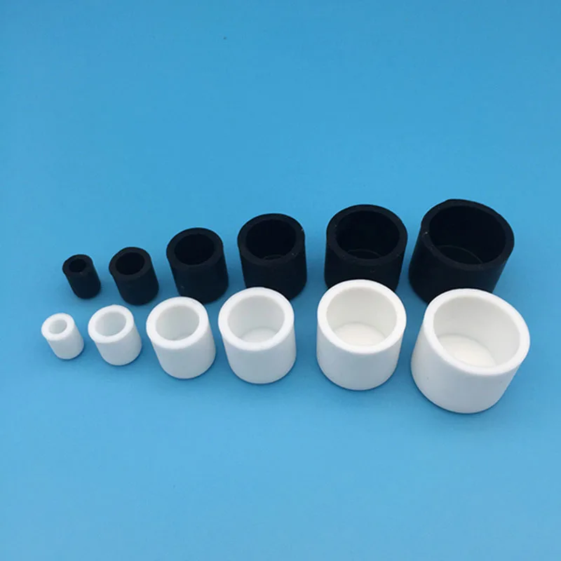 Wit/Zwart Siliconen Rubber Ronde Caps Bescherming Pakking Stofafdichting End Cover Caps Voor Pijp Bout Meubels 3mm-78.5mm