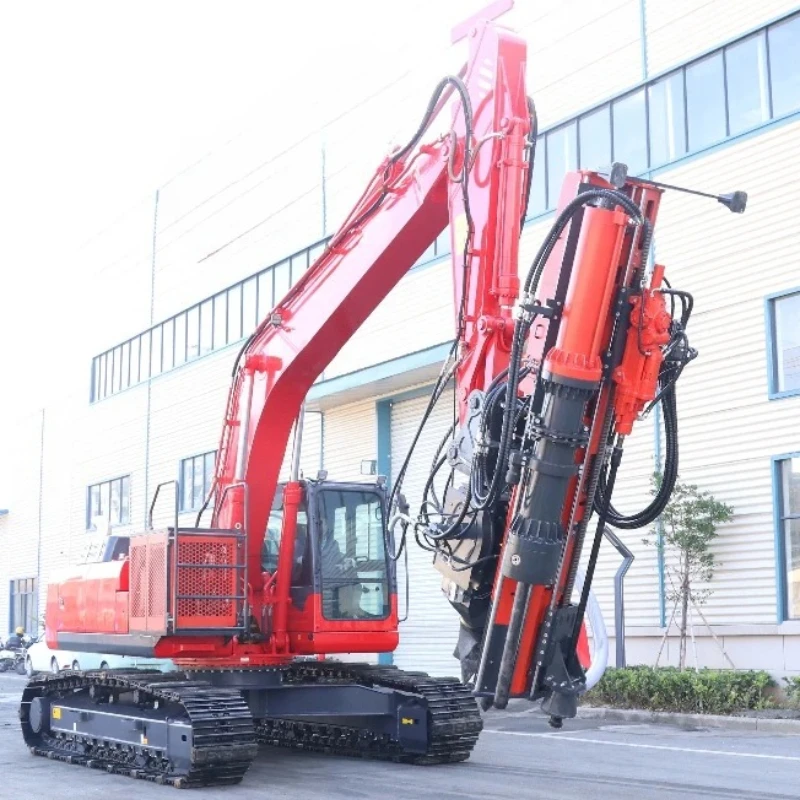 Heavy-Duty Integrated Drill and Split Machine for Excavators, Built for Continuous Rock Breaking in Quarry Applications