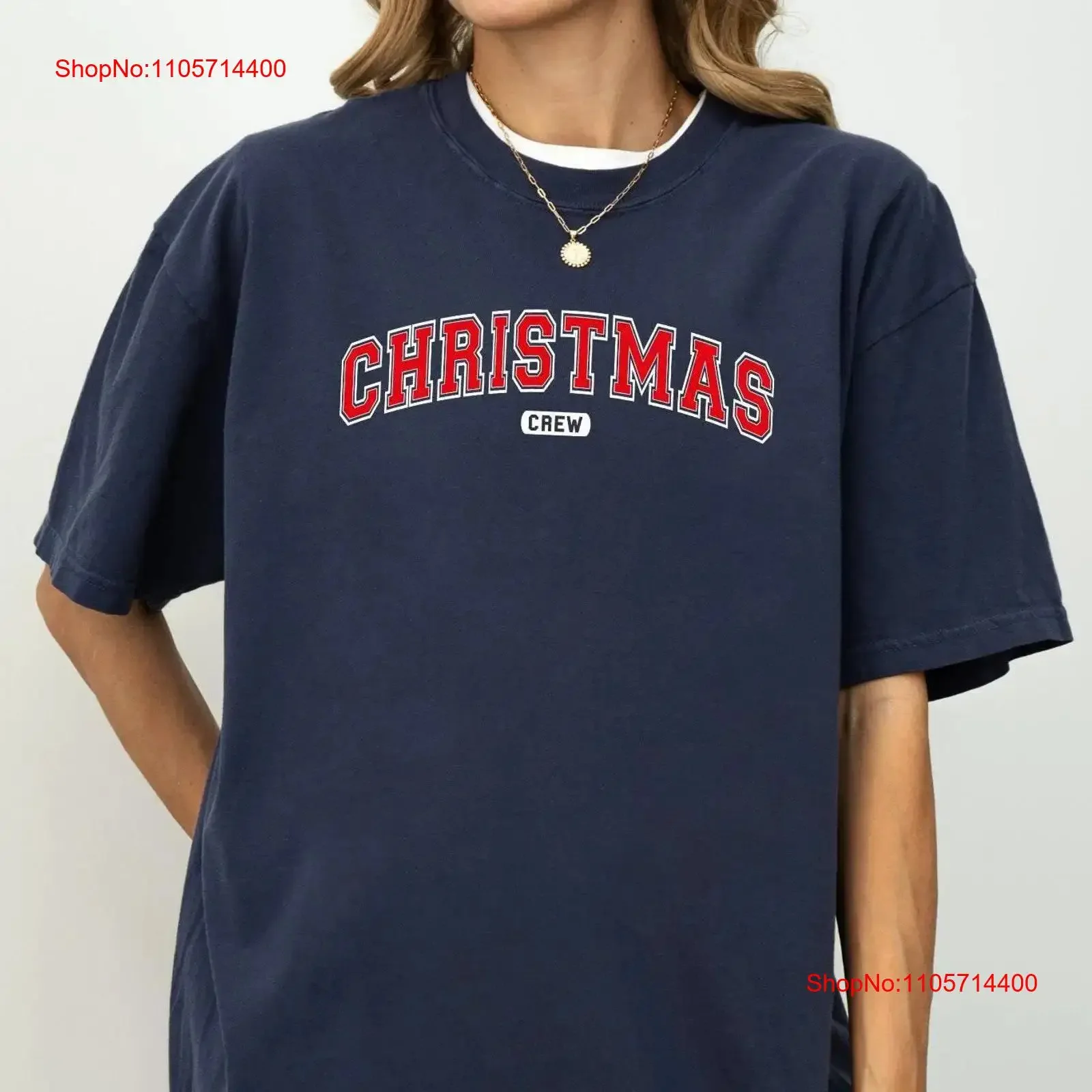 Christmas Crew T shirt Happy Cute Xmas Merry College New Year vintage Washed Stretched Unisex graphic Slightly homme Breathable