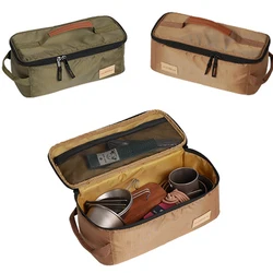 Cooking Utensil Organizers Bag Pouches Camping Travel Storage Bag Picnic Hiking Outdoor Camping Utensil Set Cooker Storage Bag