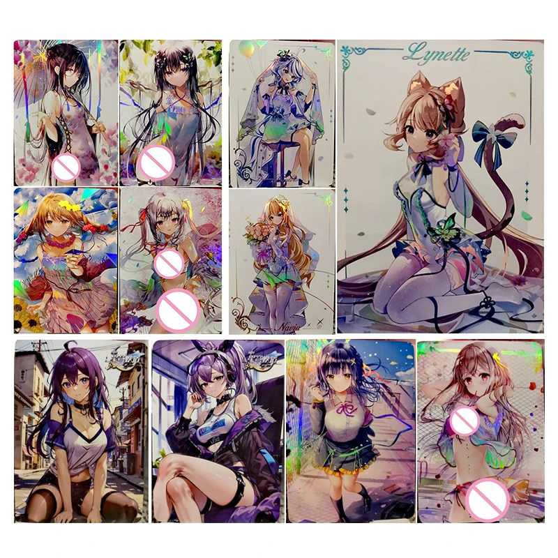 

Коллекционные карточки Anime Goddess Story DIY: Рем, Яэ Мико, Кафка, Накано Нино – подарки на Рождество и День рождения, детские игрушки