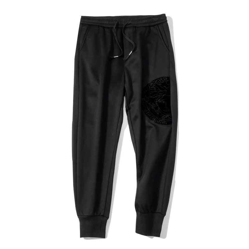 

Теплые повседневные брюки с эластичной талией и флисовой подкладкой для мужчин и женщин, молодежные, ветрозащитные и удобные, прямого кроя.