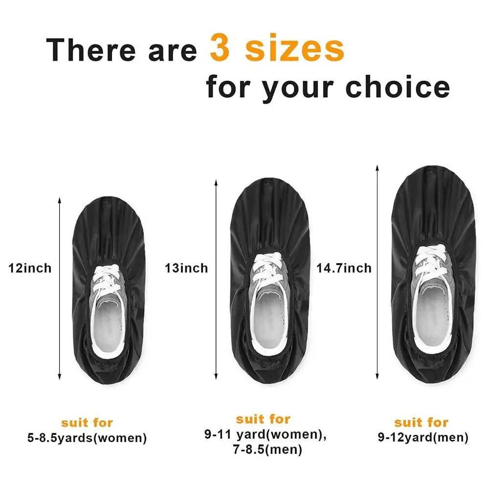 أغطية أحذية البولينج المقاومة للماء، أغطية أحذية قابلة لإعادة الاستخدام مقاومة للغبار، واقي أحذية البولينج غير قابل للانزلاق في الغسالة #6