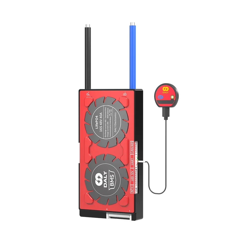 Daly Smart BMS CAN RS485 BT Uart Function 3.2V LFP Battery 15S 16S 30A 50A 60A Lifepo4 BMS for E bike Protection Circuit Board