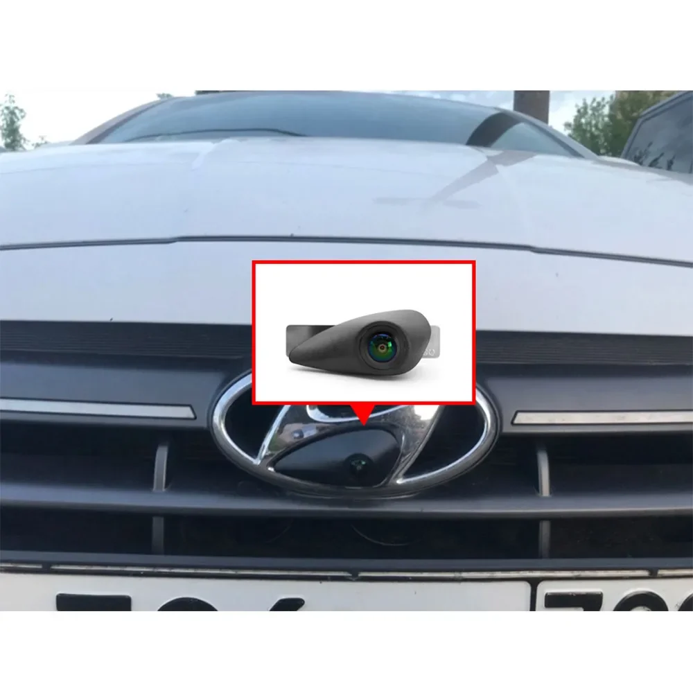 AHD 1080P Car Front Logo Camera For Hyundai NF Sonata i45 H350 Grand Starex H1 H-1 ix25 ix35 Creta Sport Veloster Xcent Venue