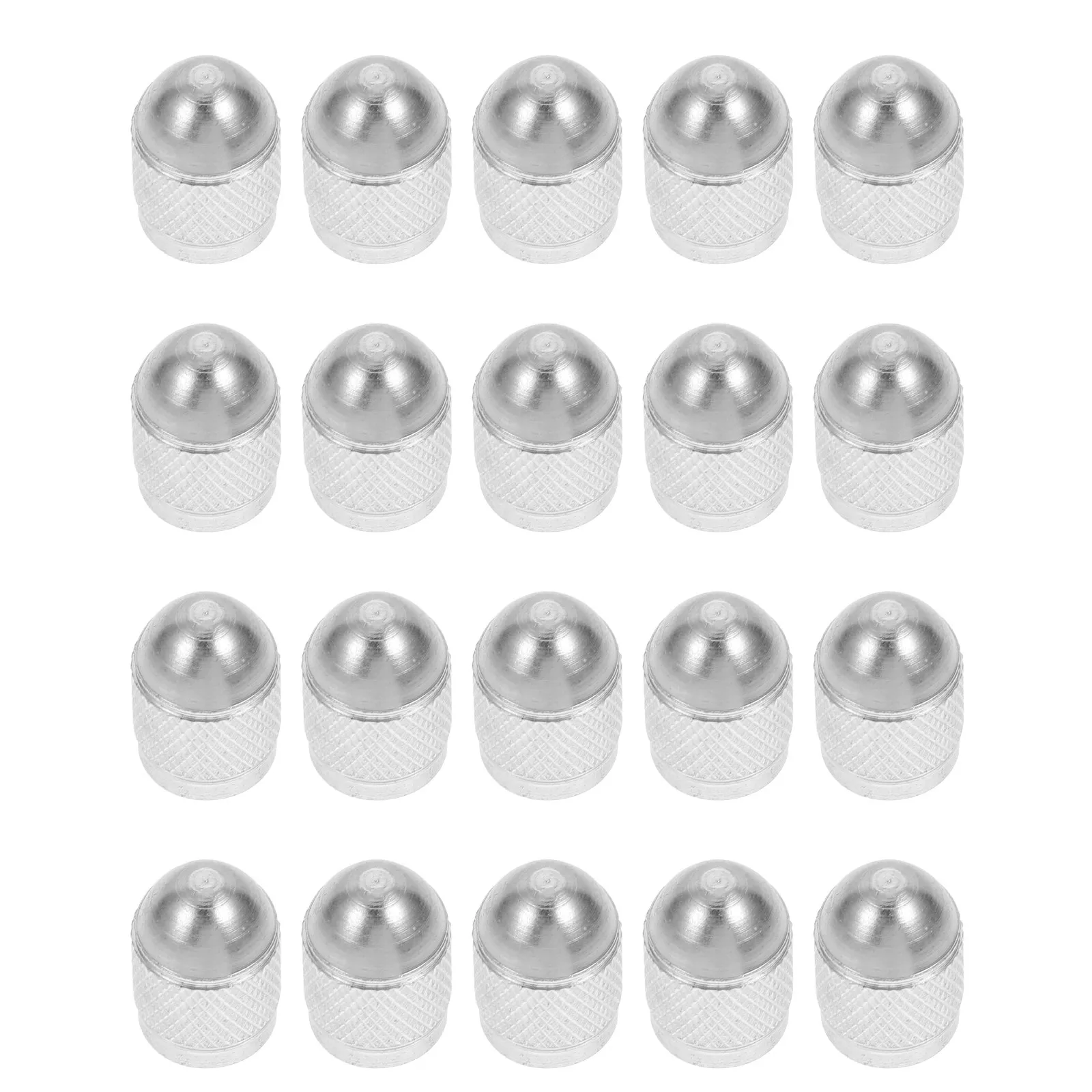 

20Pcs Strong Aluminum Valve Caps for Car Motorcycle Tires Valve Stem Covers Air Seal Protection Wheel Decor Auto Accessories