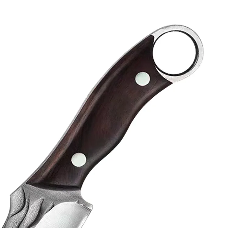 Stainless Steel Handmade Forged Boning Knife Meat Cleaver Kitchen Knife Full-Tang Butcher Boning Meat Cooking Knives Cuchillos