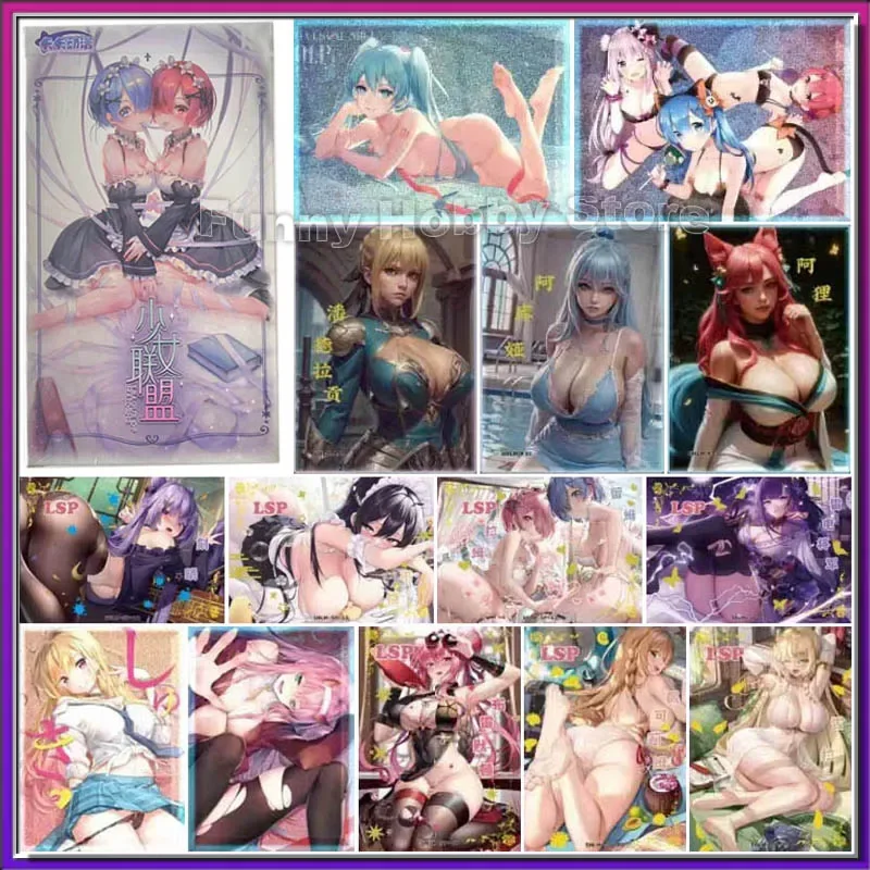 

Adult Collect Gift New Style Sexy Card ACG Card Goddess Story Limited Black Silk Sexy Girls Swimsuit Nude Tempt Waifu Card