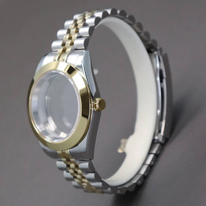 40mm 36mm Luxury Men Watch Case Sapphire For Explorer Seiko NH35 NH36/38/34 4R36 8215 8205 Movement 28.5mm Dial Jubilee Bracelet