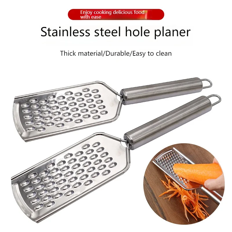 

Многофункциональная ручная овощечистка из нержавеющей стали для моркови, сыра, лимона, измельчитель, терка для фруктов, овощей, инструмент