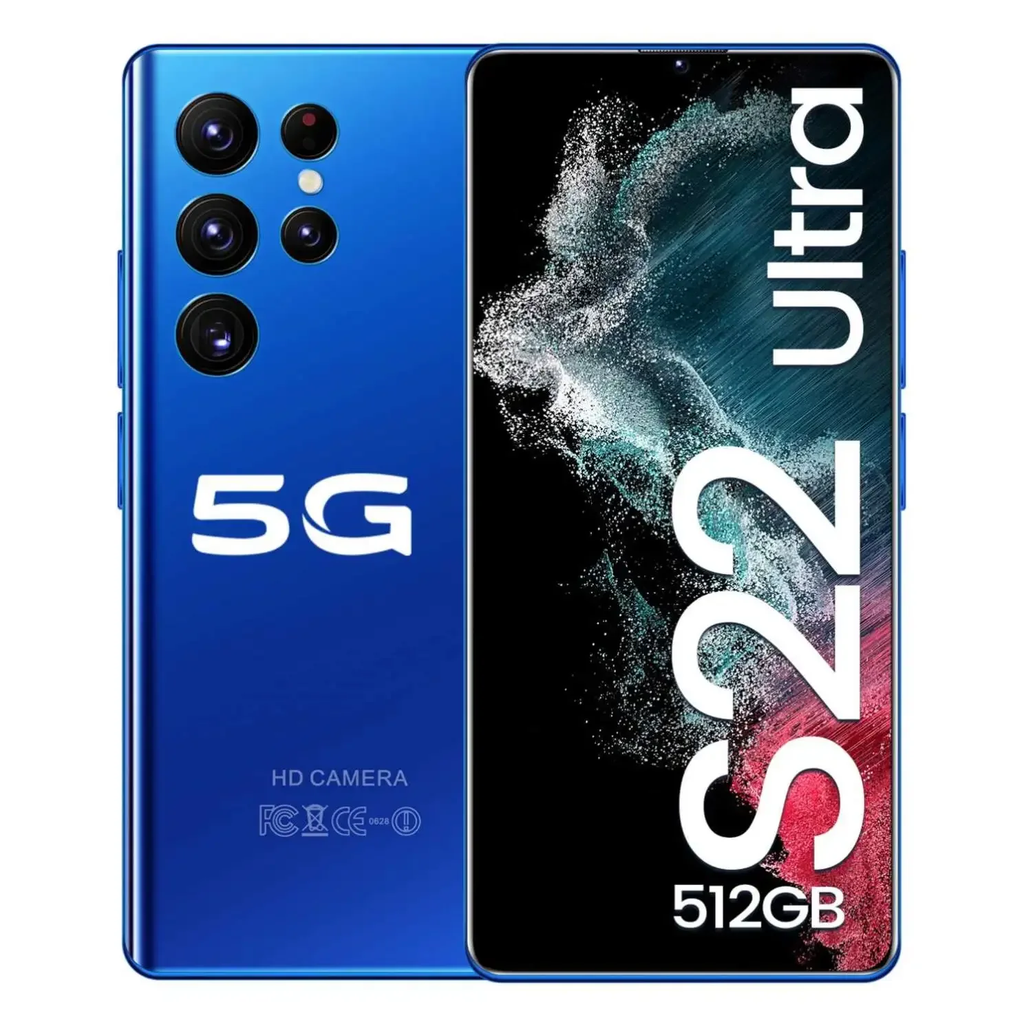 Бесплатная доставка для смартфона 5G S22 + Ultra 6,7 дюймов полноэкранные мобильные телефоны Android с идентификатором лица оригинальный разблокированный сотовый телефон