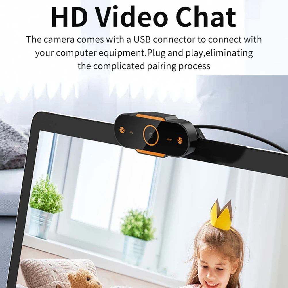 كاميرا ويب للكمبيوتر USB 4K-480P HD كاميرا ويب بتركيز تلقائي CMOS كاميرا كمبيوتر مع ميكروفون لاجتماع التدريس لشبكة الاتصال بالفيديو