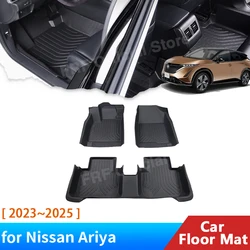 for Nissan Ariya 2022 2023 2024 2025 FE0 Accessories TPE Full Surround Protective Liner Foot Pads Carpets Non-slip Floor Mats 3x