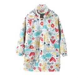 Cute Stylish Boy Star Graphic Raincoat: The Perfect Casual Raincoat for Kids!