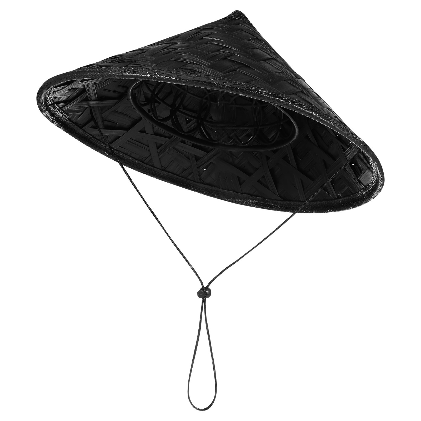 코스프레 대나무 사무라이 모자 코스프레 닌자 장식 파티 캡 장식 간단한 사진 소품 모자 무대 공연용 러스틱 선 햇