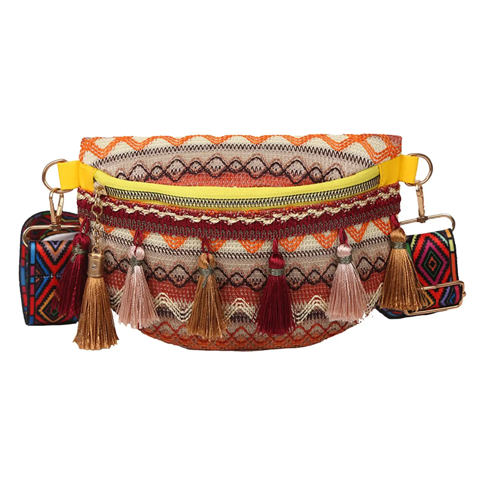 Bohemian Fanny Pack Fashion Ethnic Style Bag for Festival Walking Holiday