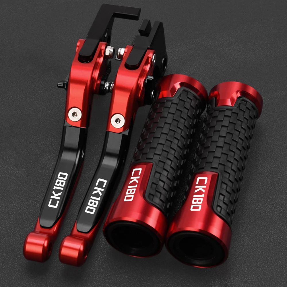 

For KYMCO CK180 CK 180 ALLYEARE Motorcycle Accessories Folding Adjustable Brake Clutch Levers Handlebar grips Handle bar grip