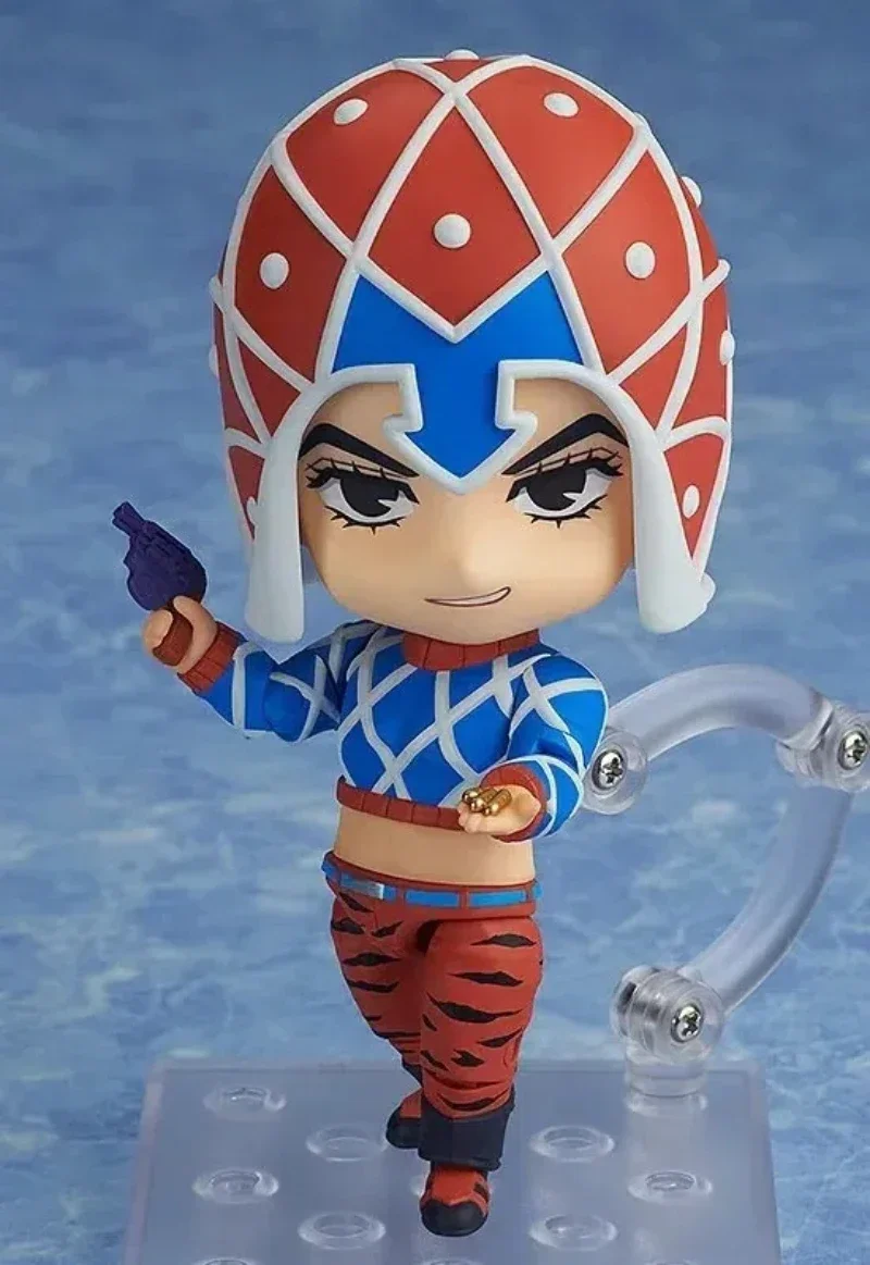 10CM Anime JoJo's Bizarre Adventure Guido Mista Q Version Gemeinsame austauschbare Actionfiguren PVC Modell Schreibtisch Dekor Spielzeug Geschenke verpackt