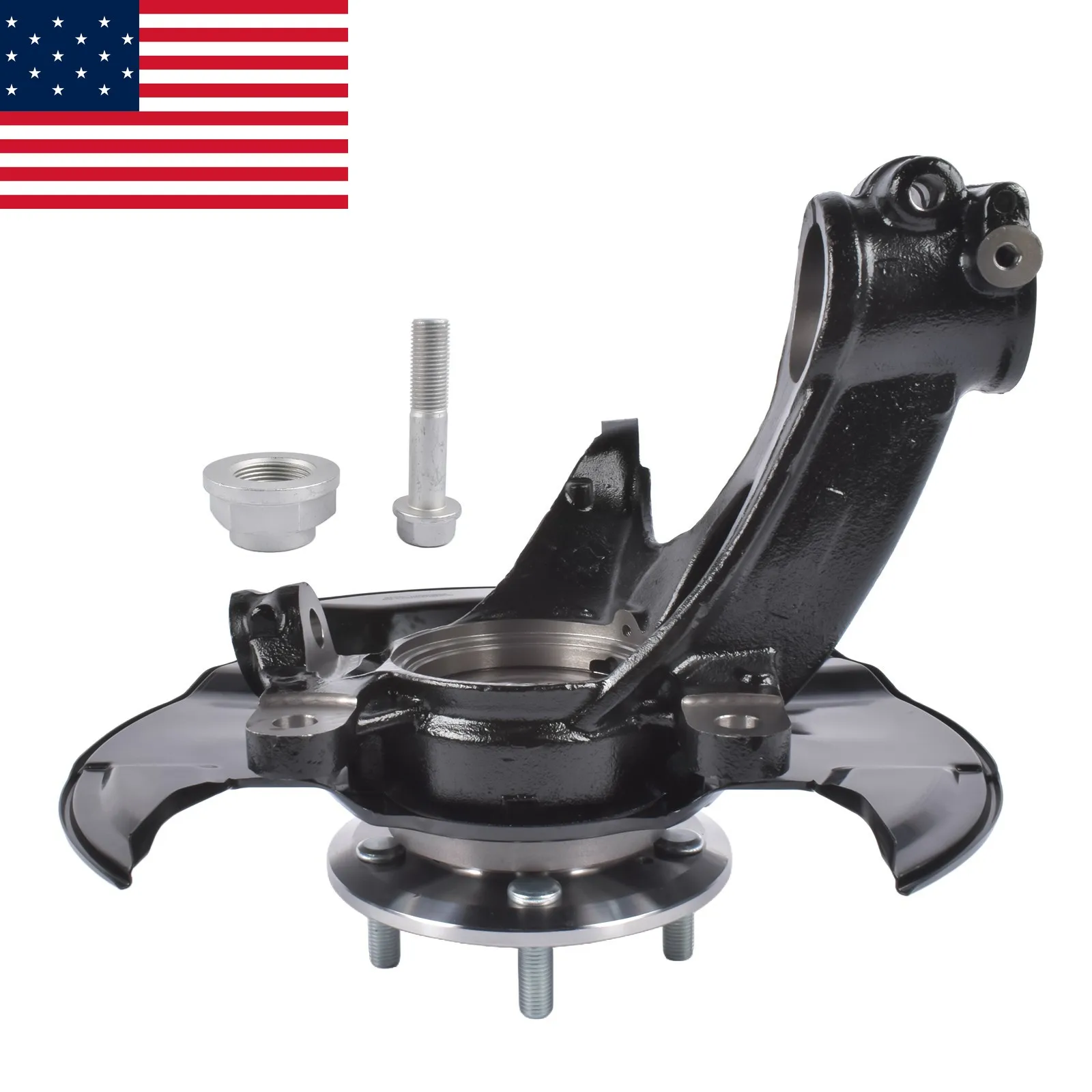 AP03 Front Left Driver Steering Knuckle & Hub Bearing Assembly for Honda CR-V 2017-2023 44600TLAA00, 45255TLAA01, 51216TLAA52, 686425, 686-425