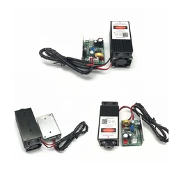 12v High Power 5500mw 450nm 5.5w Blue Laser Module For Engraving & Cutting Machine With Power Supply