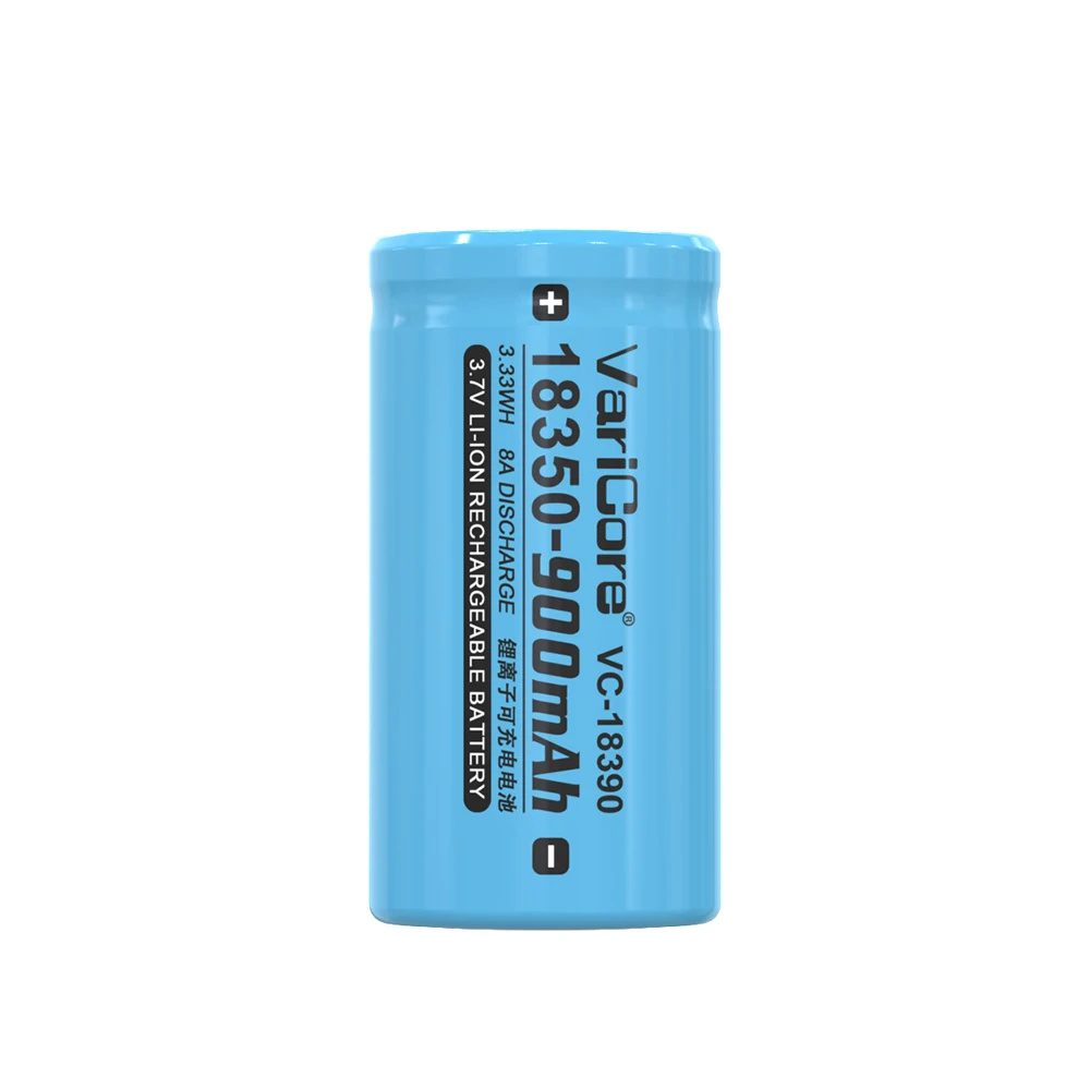 VariCore 18350 900mAh Power Rechargeable LthiumBattery 3.7V 8A for Headset Electrical Tools Flashlight