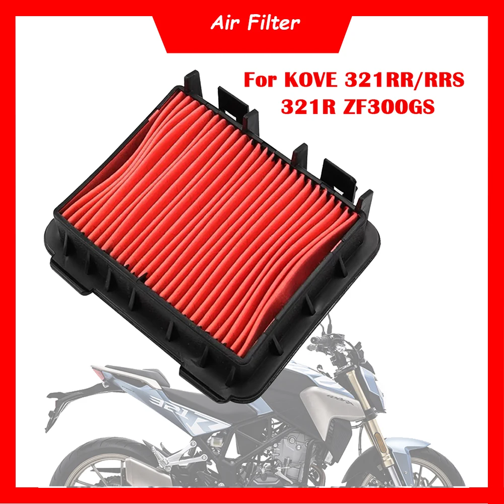 Motorcycle Replacement Engine Air Filter Cleaner Air Intake Filter Element For KOVE 321R 321RR 321RRS ZF300GS ZF300-2