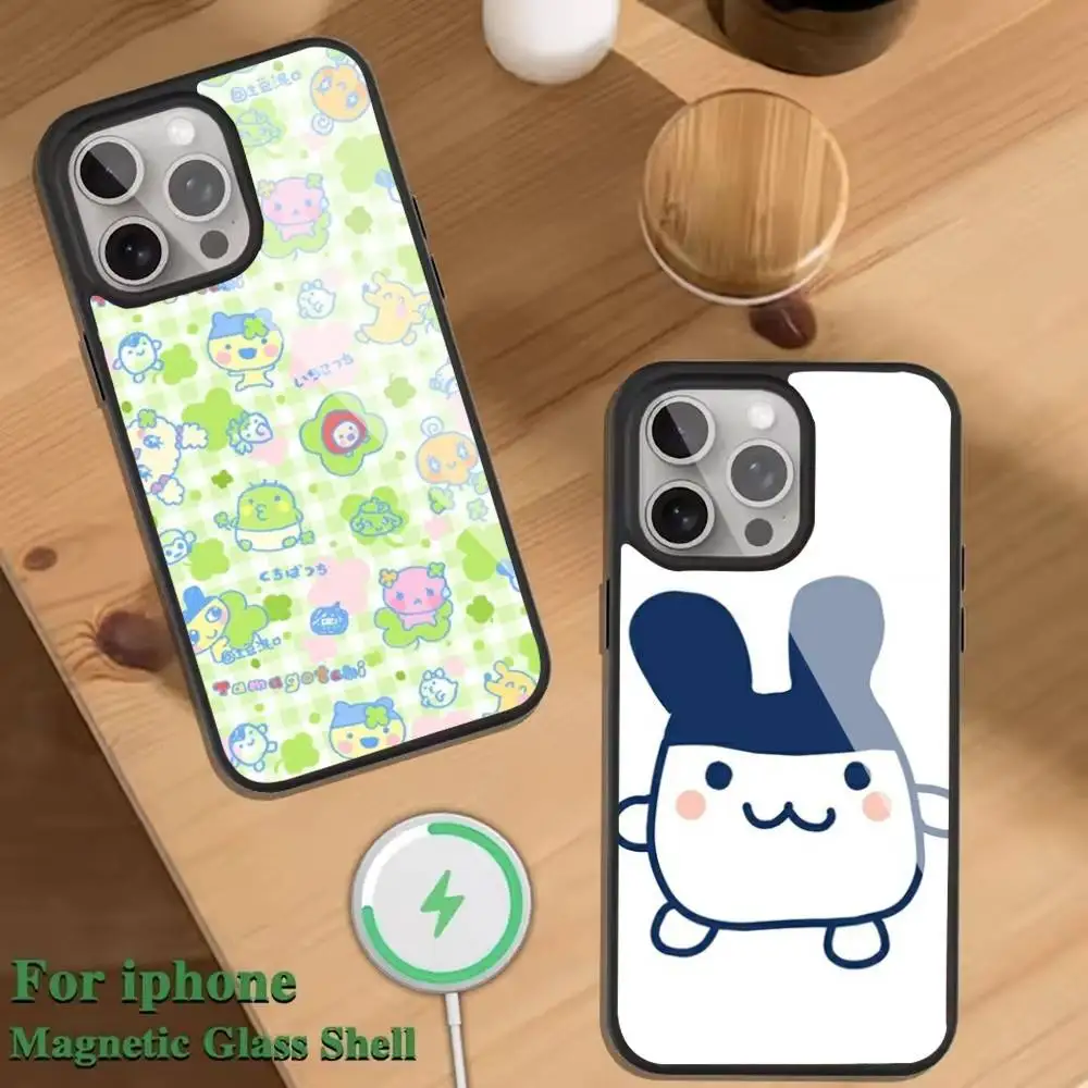 

T-Tamagotchi Phone Case For iPhone 17,16,15,14,13,12,11,Pro,Max,Plus,Mini,SE4,E Magnetic Magsafe Wireless Charging