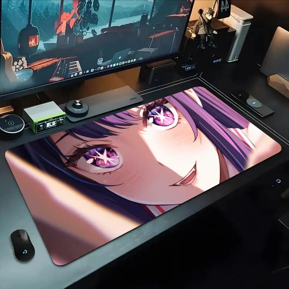 

Коврик для мыши Hoshino Ai 500x1000 мм, большой игровой коврик для геймеров XL, резиновый коврик для клавиатуры, настольный коврик для ноутбука