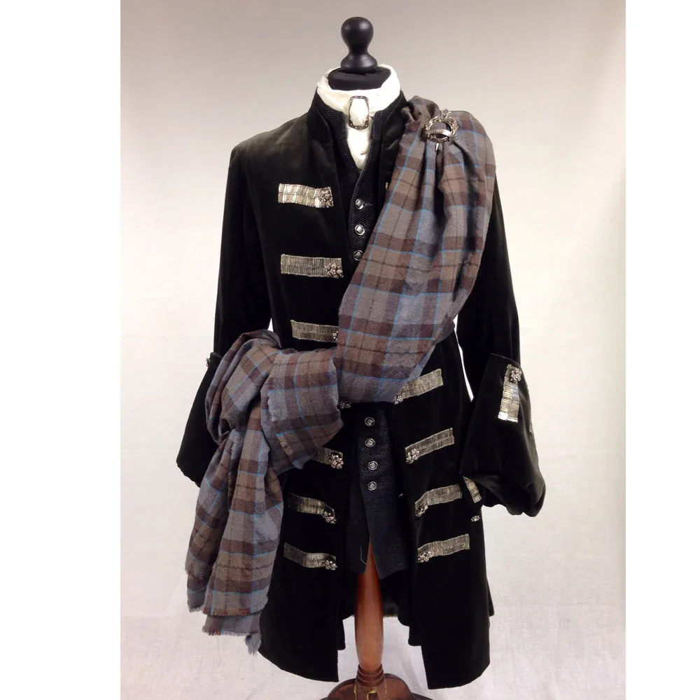 

Outlander Dougal MacKenzie Cosplay Costume Man's Highland Outfit Medieval Victorian Dress Scottish Suit