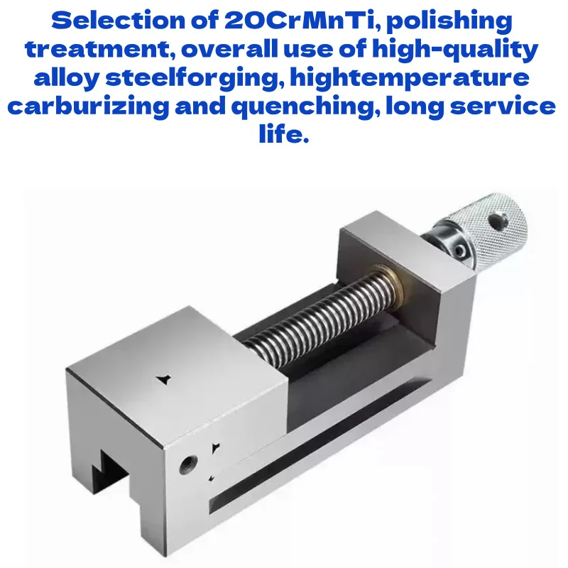 QGG High-precision Flat Jaw Pliers Industrial Grade Right Angle Vise QG50/63/73/88/100/125/150 for CNC Milling Machine Grinder