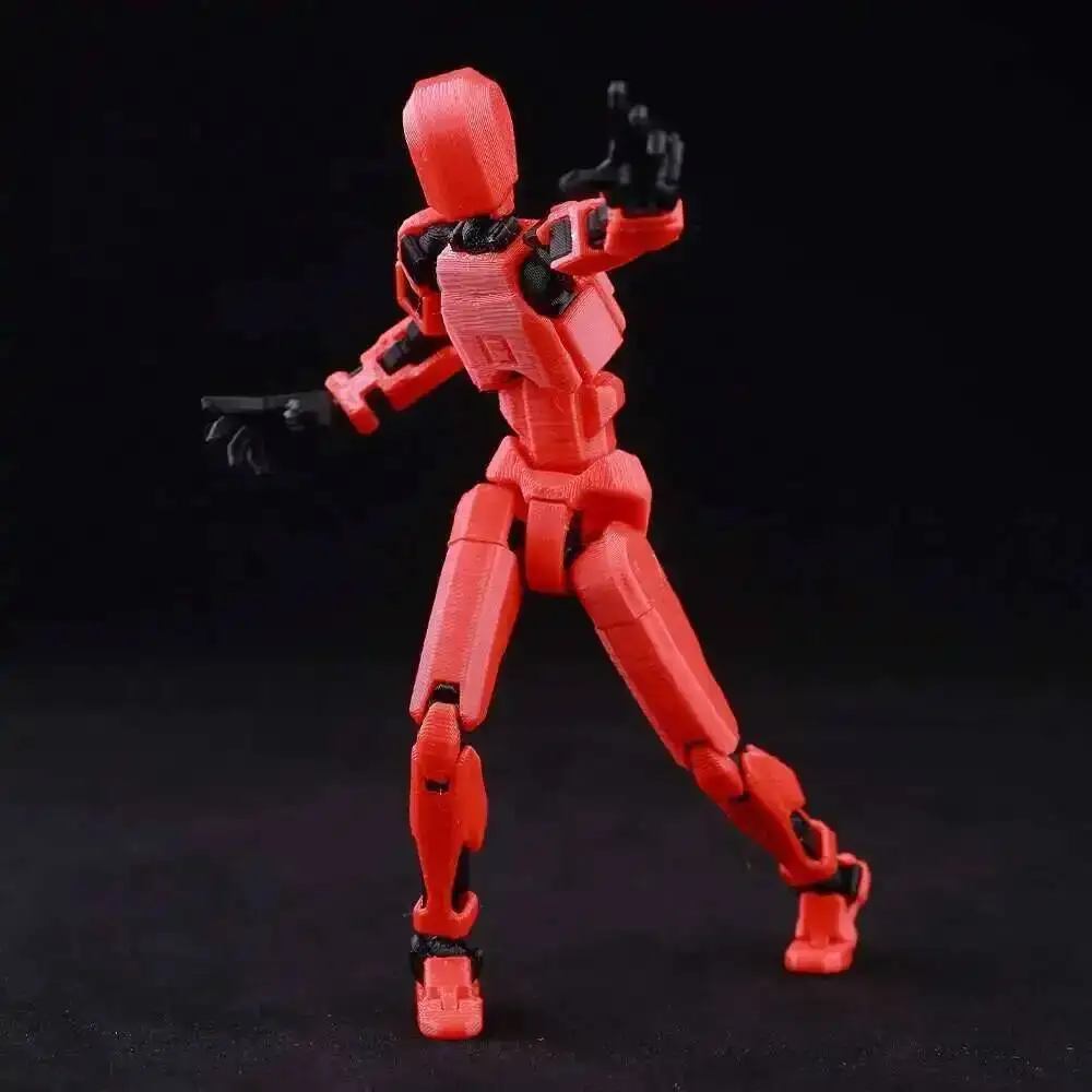 9L3D Gedruckte Lucky Dummy 13 Actionfiguren Titan13 Bewegliche Verwandlungs-Puppe Spielzeug für Eltern-Kind-Spiele – Detail 7