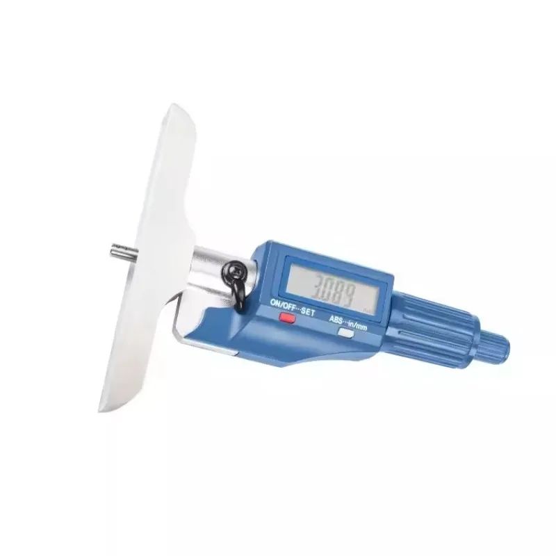 0-150Mm 0.001mm resolution electronic digital depth gauge micrometer large display