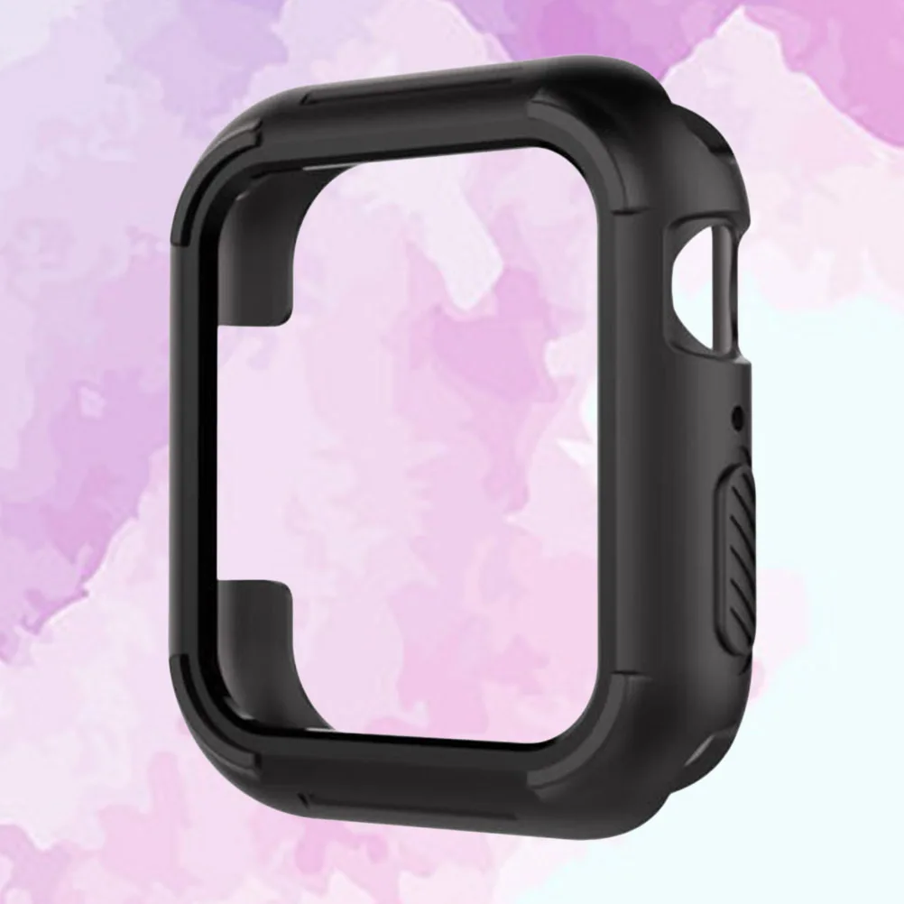 

3Pcs 40mm Black Silicone Case for 4 Shockproof Dual Layer Bumper Cover Precise Cutouts Easy Install