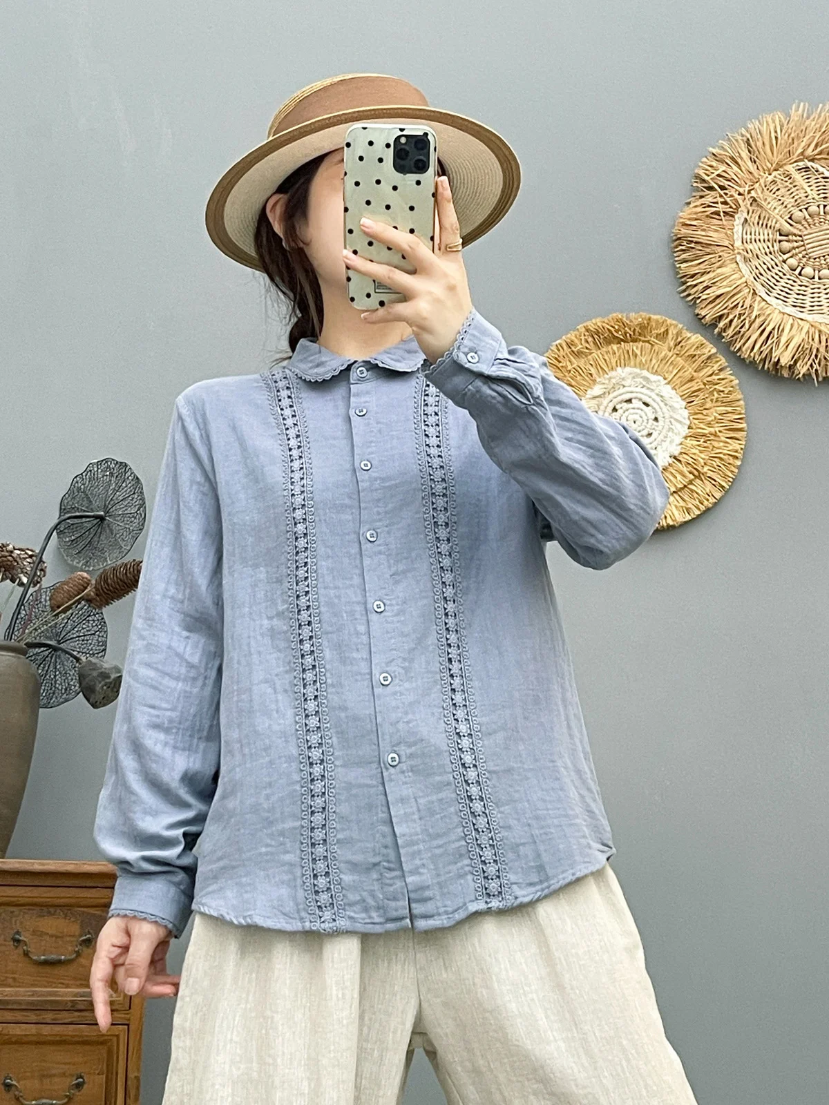 2026年 森系服飾 和風 レース クロシェ パッチワーク - Winter Clothing Vintage のレビューと価格