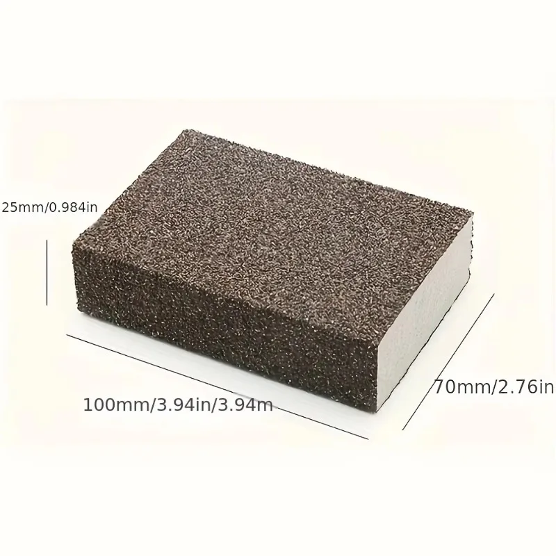 5Pcs Emery Sponge Cleaning Brush, Magic Descaling Scrubber for Kitchen Pot Bottom Stubborn Stains