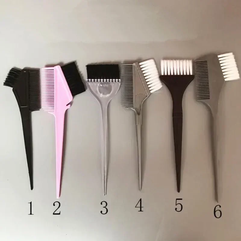 Professional Hair Dyeing Combs Stirring Brush Two Sided Hair Styling Comb Coloring Applicator Hairdressing Barber Hair Care Tool