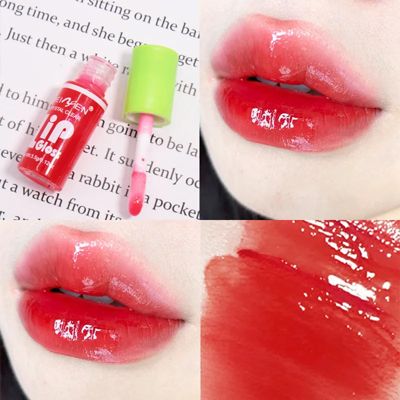 6 stücke natürliche Aloe Essenz Lip gloss reiche Farbe Lippen tönung kein Stick wasserdicht feuchtigkeit spendend tragbaren Lippenstift hoch