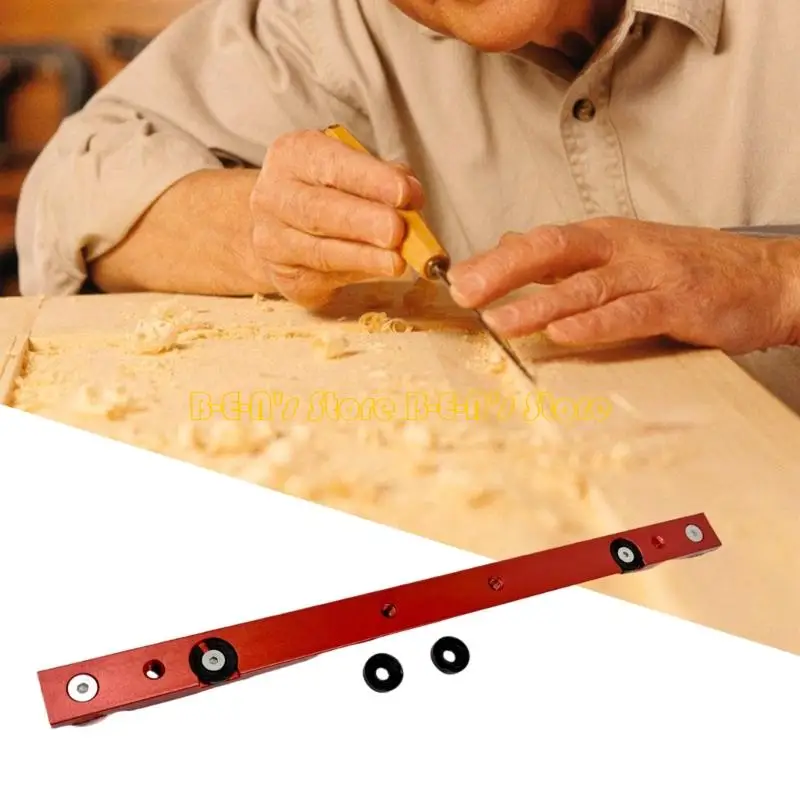 Y1AD Precisions Woodworking Guide Rails With Adjustable Stop For Table Sawer Routers